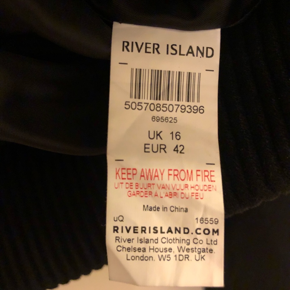 River Island embroidered suedette bomber jacket - Picture 12 of 13
